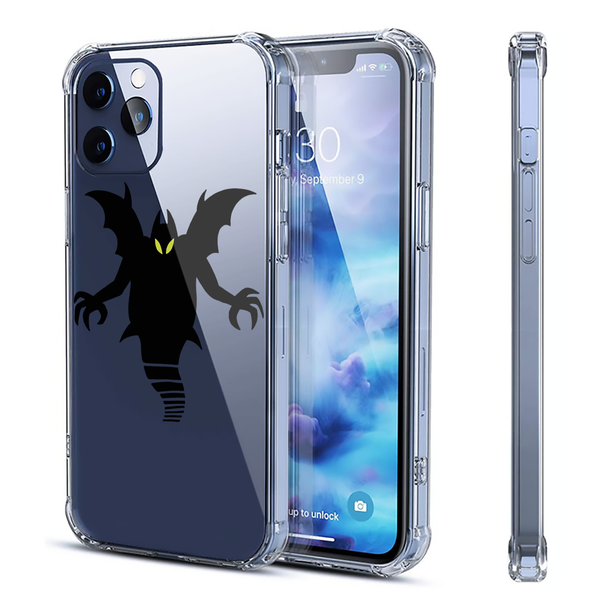 （画像用） ドラゴンクエスト Doragon Kuesuto Dragon Quest 【iPhone 12シリーズ対応】透明スマホケース（クリアソフトケース）